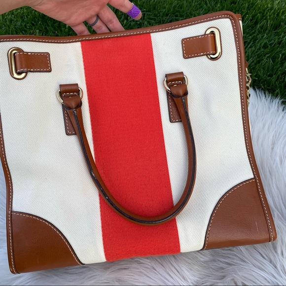 Michael Kors Hamilton canvas Handbag tote - Picture 9 of 16